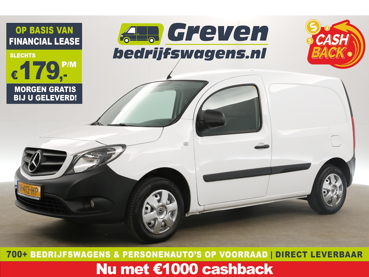 Mercedes-Benz Citan - 108 CDI | MARGE | Airco | Cruise | Navigatie | Elektrpakket | Schuifdeur - AutoWereld.nl