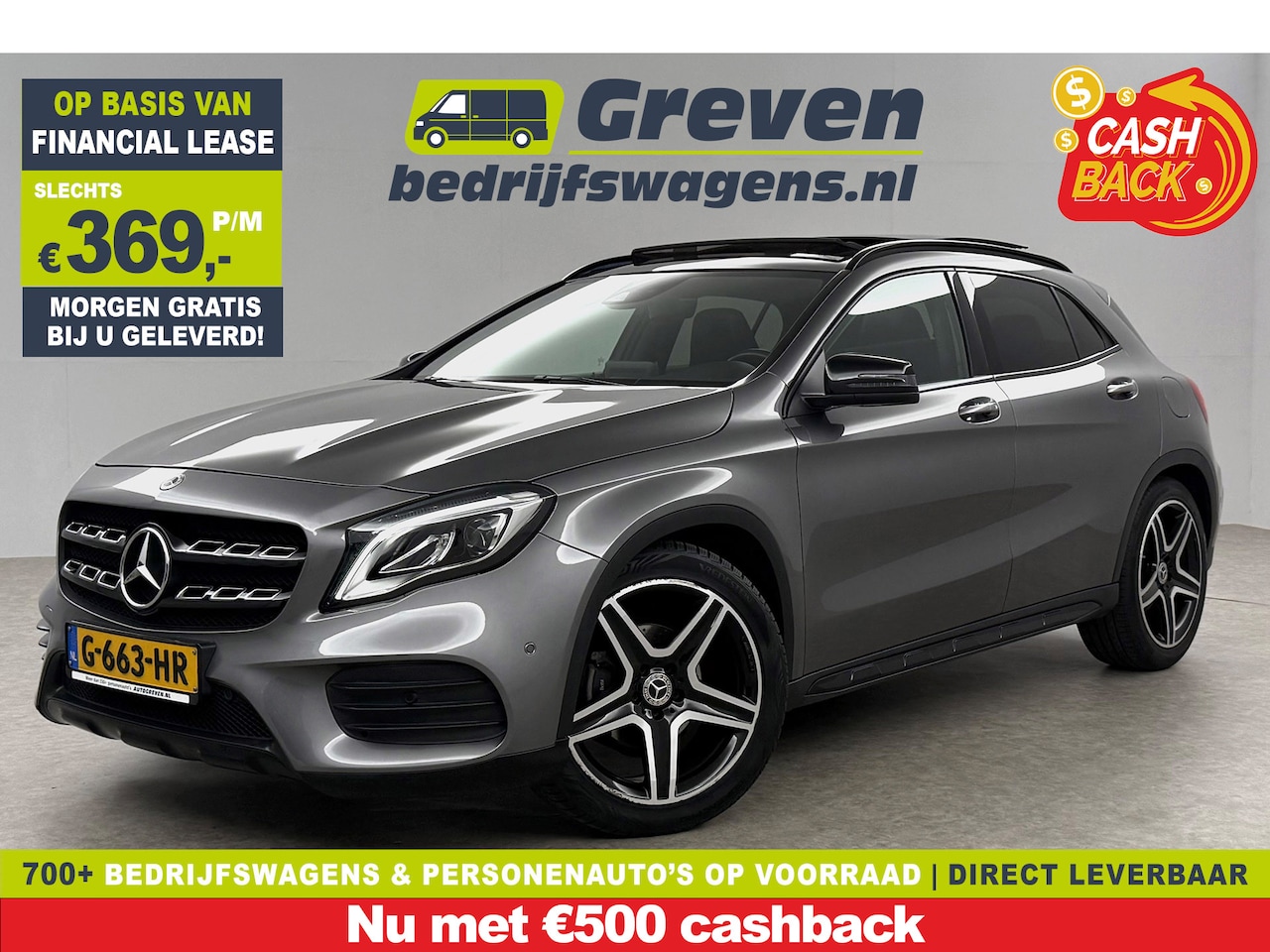 Mercedes-Benz GLA-Klasse - 180 AMG Night Upgrade | Pano | LED | Camera | Carplay | Parkeers. | NAP - AutoWereld.nl