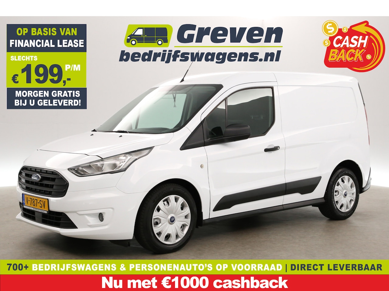 Ford Transit Connect - 1.5 EcoBlue | MARGE | Airco | 3-Zits | Cruise | Parkeersens. | Elektrpakket - AutoWereld.nl