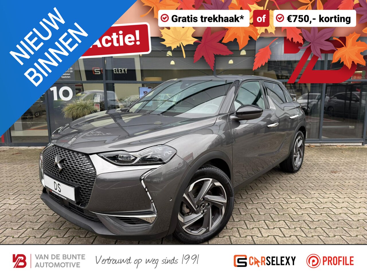 DS 3 Crossback - 1.2 PureTech Rivoli *Automaat* - AutoWereld.nl