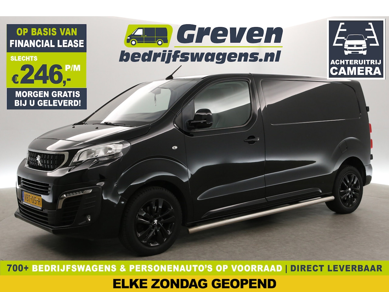 Peugeot Expert - 2.0 BlueHDI L2H1 Black Edition | Airco | 360° Camera | Cruise | 3-Zits | Carplay | Navi | - AutoWereld.nl