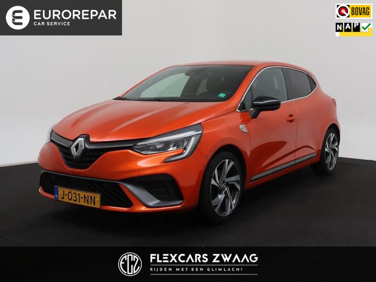 Renault Clio - 1.3 TCe R.S. Line - Automaat - Navi groot Media - Leder - Climate - Org.NL - AutoWereld.nl