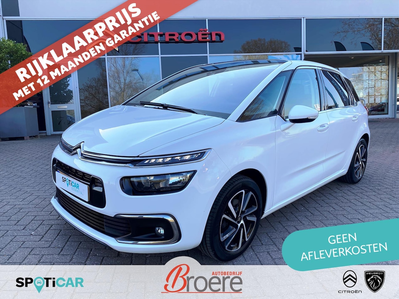 Citroën C4 Picasso - 1.2 Turbo 130pk Feel | camera, parkeersensoren, 17 inch velgen, apple, android, bluetooth, - AutoWereld.nl