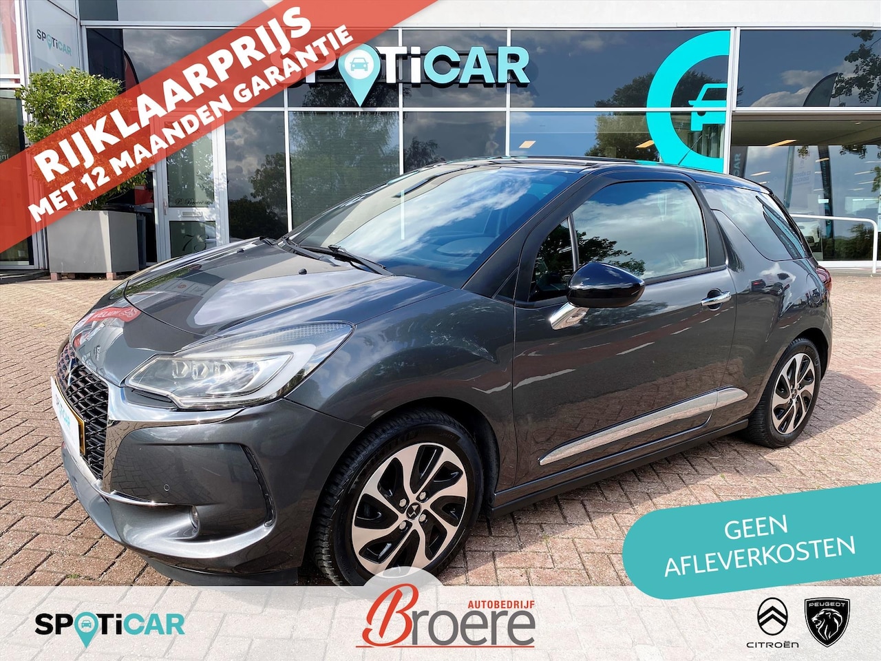 DS 3 - 1.2 Turbo110pk So Chic | led vision koplampen, hifi, pack perfo, 16 inch velgen, camera, p - AutoWereld.nl