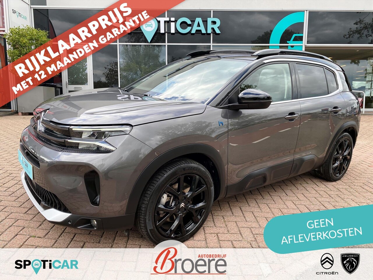 Citroën C5 Aircross - 1.6 Plug-in Hybrid 225pk e-EAT8 Shine | panoramadak, elek. achterklep, 19 inch velgen, ada - AutoWereld.nl