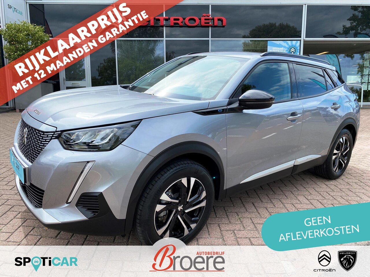 Peugeot e-2008 - EV 50kWh 136pk Allure Pack | camera, parkeersensoren, navigatie, dab, 17 inch velgen, appl - AutoWereld.nl