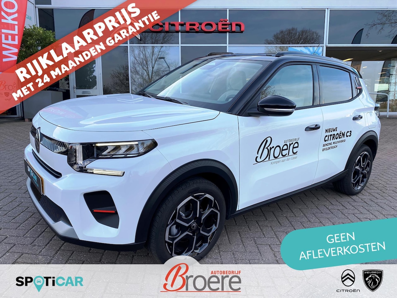 Citroën C3 - New 1.2 Turbo 100pk Max | camera, 17 inch velgen, climate, cruise, comfort seats, navigati - AutoWereld.nl
