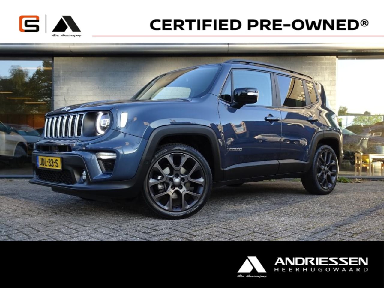 Jeep Renegade - 1.5T e-Hybrid 130pk Aut S [Leer + Adaptive Cruise] - AutoWereld.nl