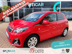 Peugeot 108 - 1.0 VTi 72pk 5D Active | airconditioning, bluetooth, elek. ramen en verstelbare buitenspie