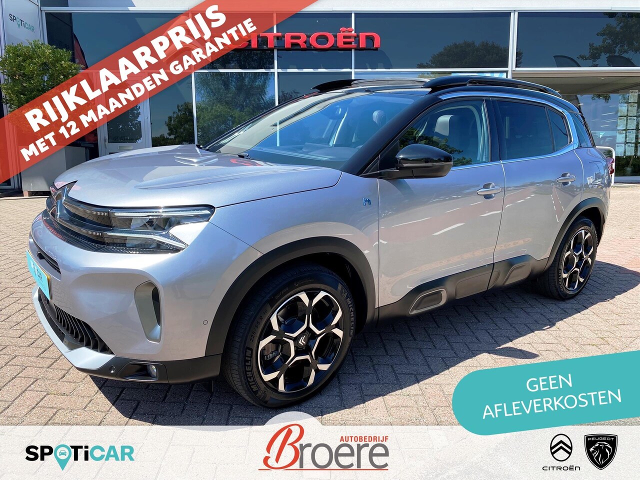 Citroën C5 Aircross - 1.6 Hybrid 225pk EAT8 Shine | panoramadak, elek. achterklep, adaptive cruise, keyless, cam - AutoWereld.nl