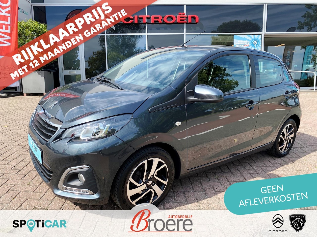 Peugeot 108 - 1.0 e-VTi 72pk 5D Allure | camera, airconditioning, touchscreen audio unit met apple carpl - AutoWereld.nl