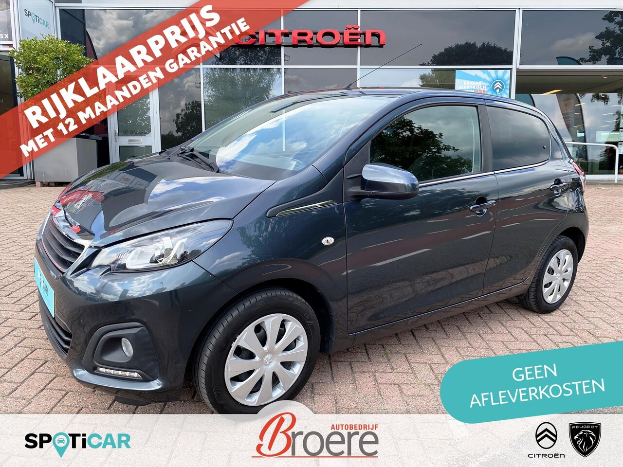 Peugeot 108 - 1.0 e-VTi 72pk 5-deurs Active | airco, elektrische ramen en spiegels, bluetooth-radio met - AutoWereld.nl