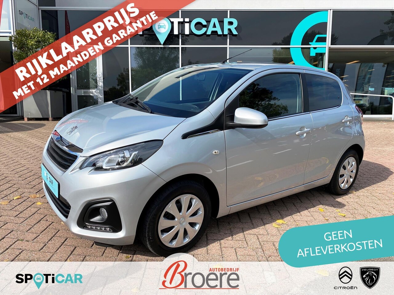 Peugeot 108 - 1.0 e-VTi 72pk 5D Active | radio met bluetooth, dab, airconditioning, getinte ramen, toere - AutoWereld.nl