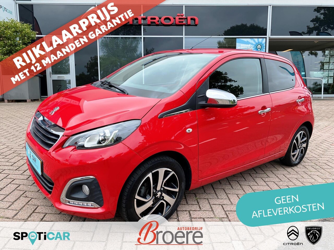 Peugeot 108 - 1.0 VTi 72pk 5D Allure | climate control, 15 inch velgen, touchscreen audio unite met blue - AutoWereld.nl