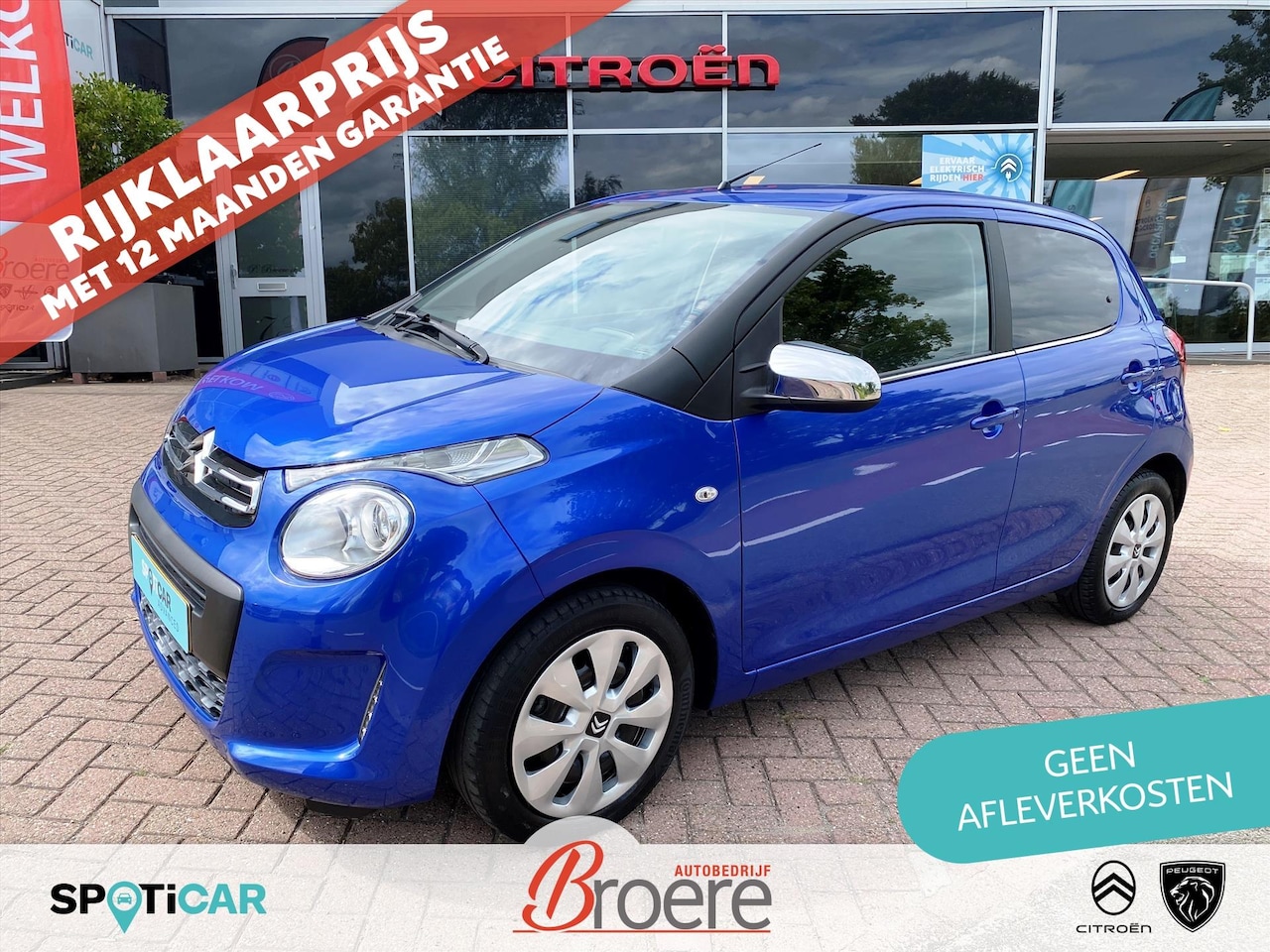 Citroën C1 - 1.0 VTi 72PK 5D Feel | touchscreen audio unit met apple carplay, andoid auto, bluetooth en - AutoWereld.nl