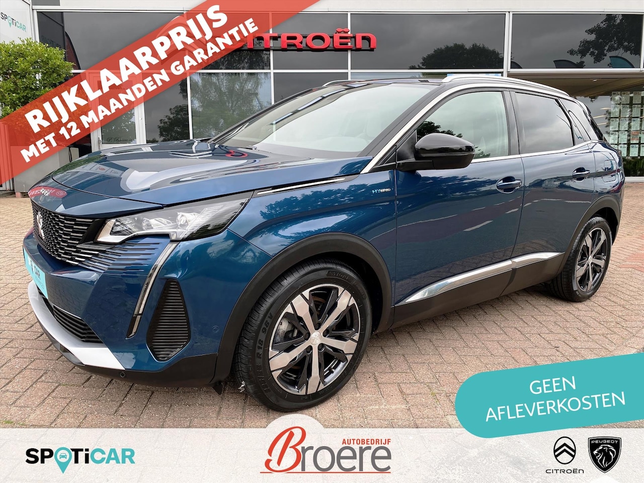 Peugeot 3008 - 1.6 Plug-in HYbrid 225pk e-EAT8 GT | keyless, dab, lane keeping system, adaptive cruise, d - AutoWereld.nl