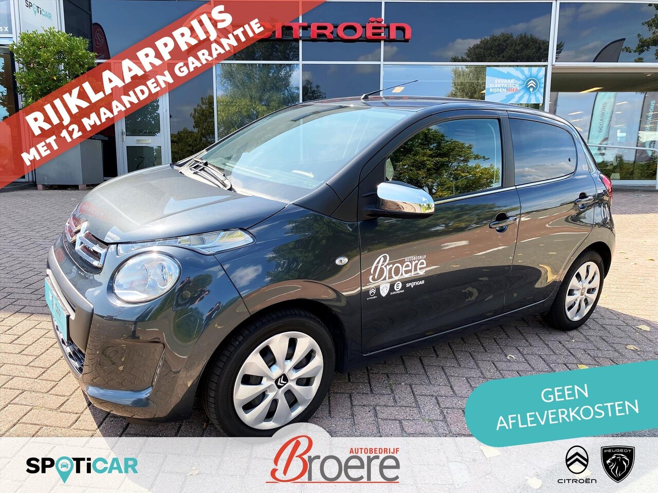 Citroën C1 - 1.0 VTi 72PK 5D Feel | airconditioning, radio met bluetooth, elektrische ramen voor, getin - AutoWereld.nl