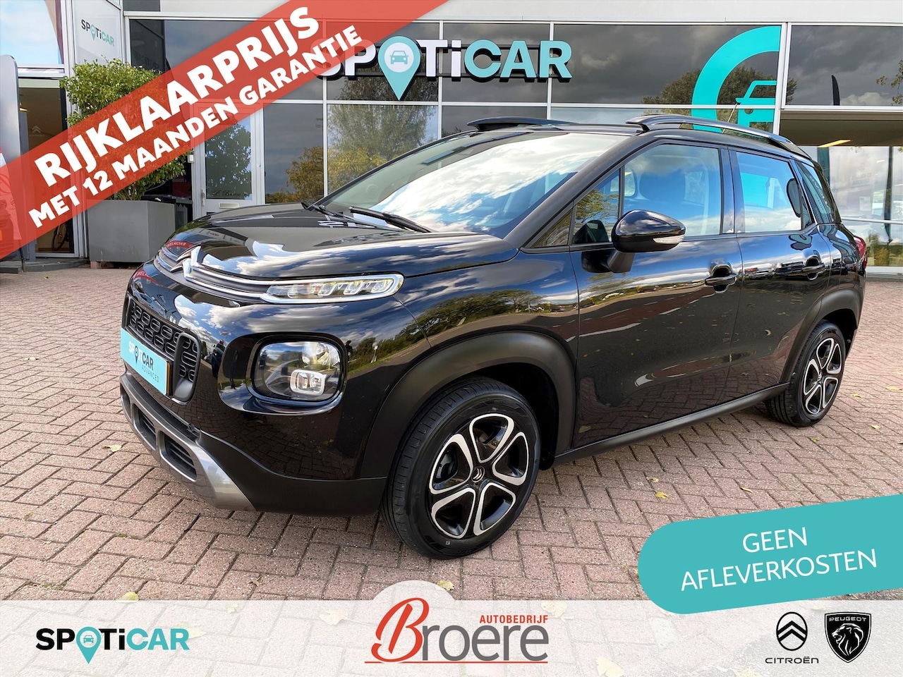 Citroën C3 Aircross - 1.2 Turbo 110pk Feel | parkeersensoren, navigatie, armsteun, licht- en regen sensor, apple - AutoWereld.nl