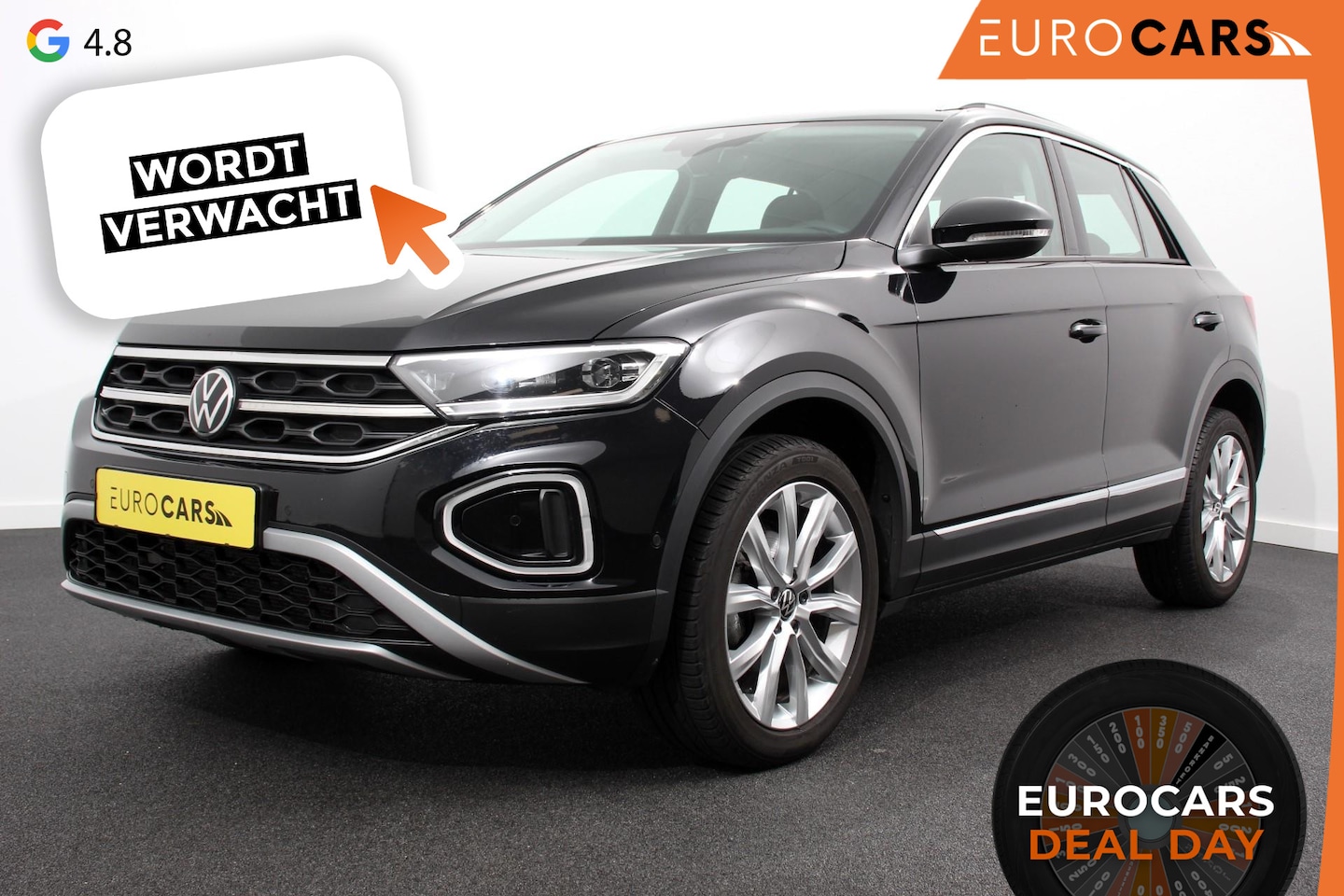 Volkswagen T-Roc - 1.5 TSI DSG Style | Navigatie | Wireless App connect | Adaptive Cruise Control | Park Assi - AutoWereld.nl