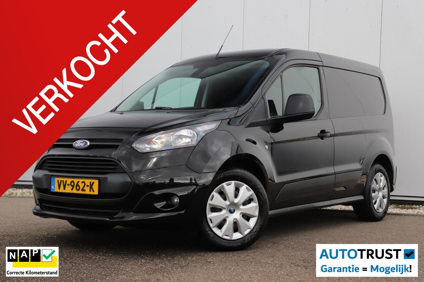 Ford Transit Connect - 1.6 TDCI L1 Trend 3 Persoons Trekhaak Navigatie Airco Cruise Control Parkeersensor - AutoWereld.nl