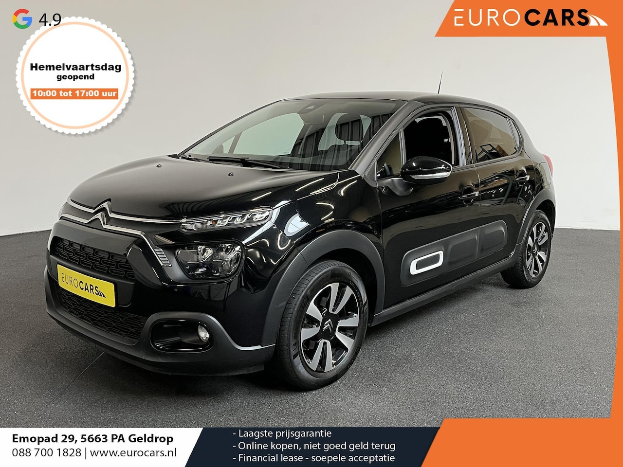Citroën C3 - 1.2 PureTech Max Automaat  Airco Navigatie d.m.v.Apple carplay / Android Auto Parksensoren - AutoWereld.nl
