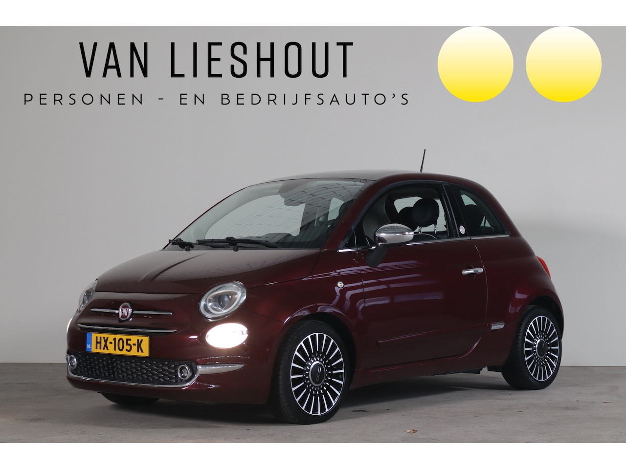 Fiat 500 - 0.9 TwinAir Turbo Lounge NL-Auto!! Panoramadak I Climate - AutoWereld.nl