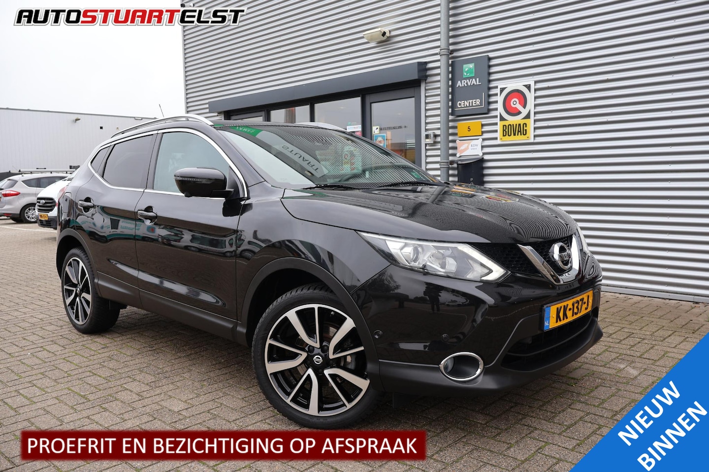 Nissan Qashqai - 1.2 Tekna NL-Auto | Volledig Onderh | Pano | Stoelverwarming | 360 CAM | Navi | PDC | DAB - AutoWereld.nl