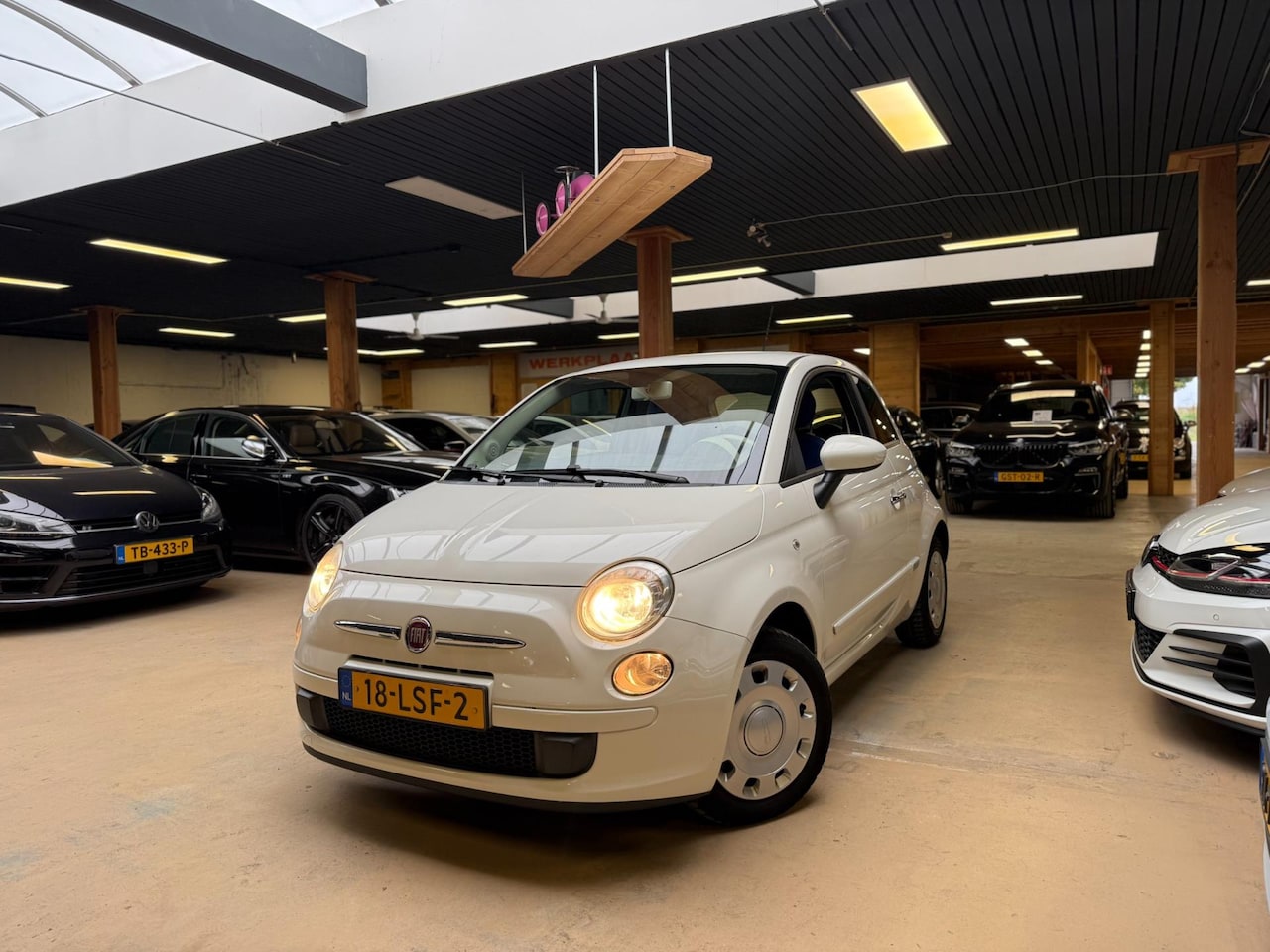 Fiat 500 - 1.2 Pop Automaat Leder Airco - AutoWereld.nl