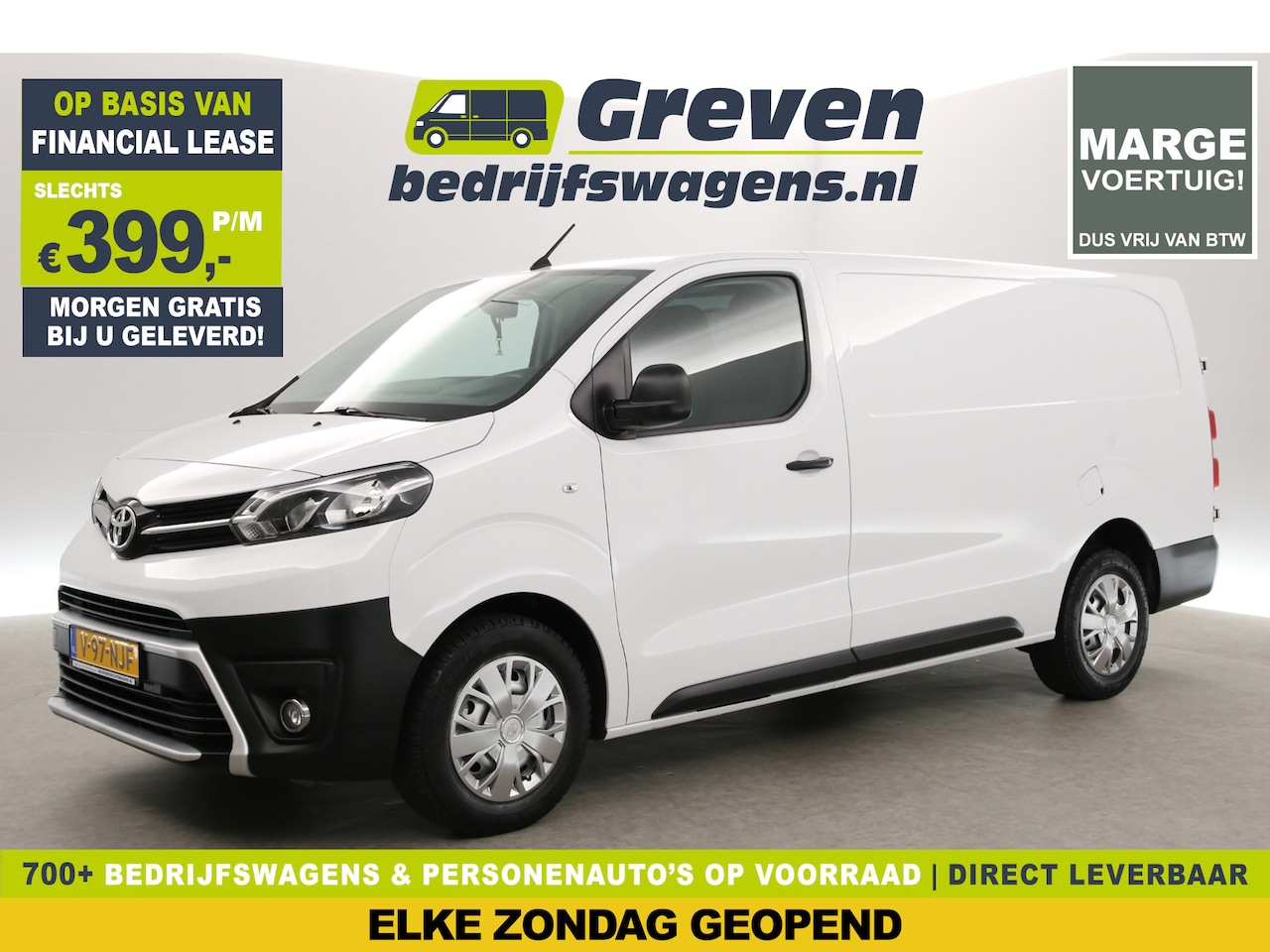 Toyota ProAce - 2.0 D-4D 145PK L3H1 | MARGE | 360° Camera | Airco | 3-Zits | Cruise | Carplay - AutoWereld.nl