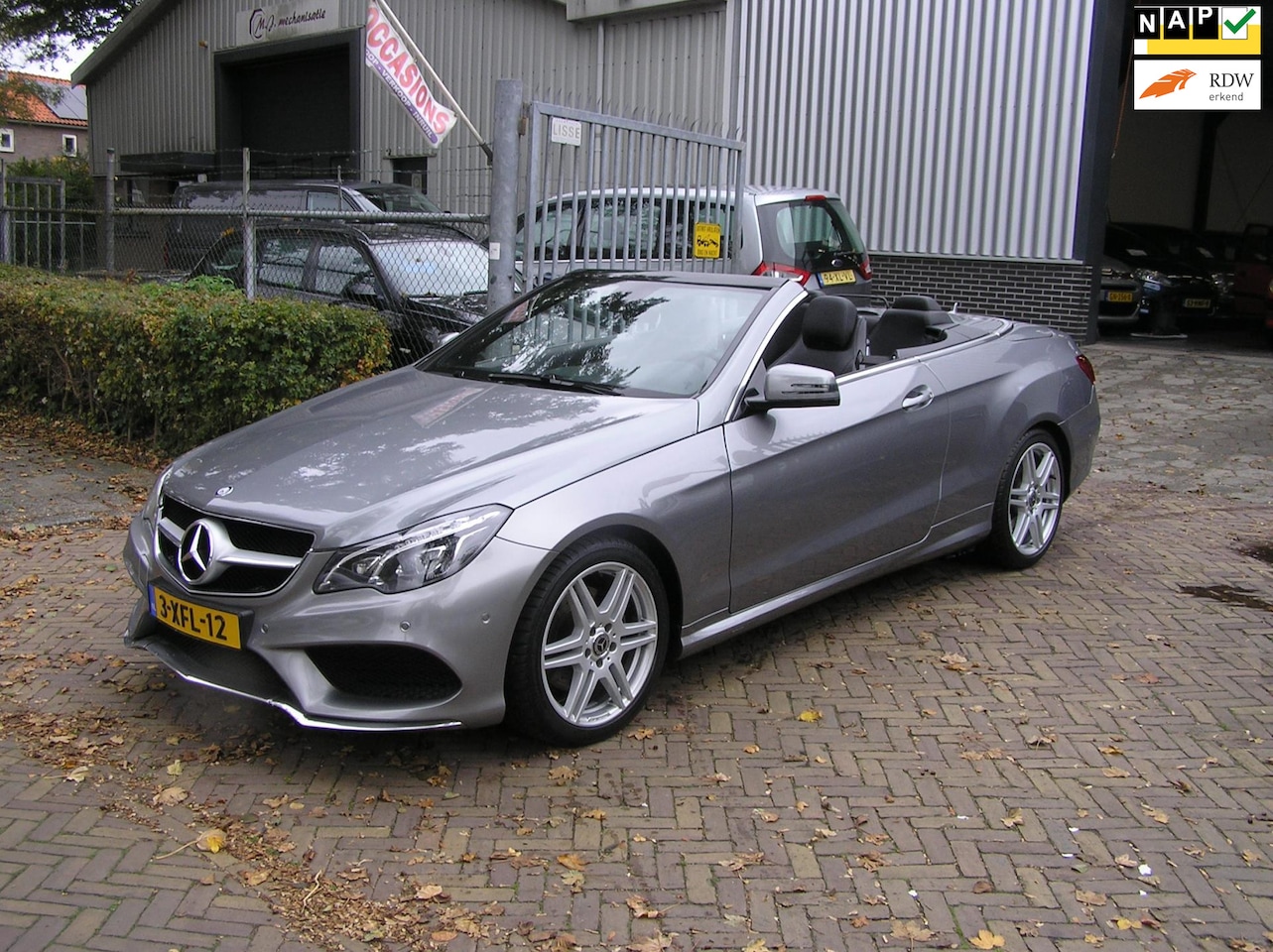 Mercedes-Benz E-klasse Cabrio - 200 Edition Sport nap airco nieuwe motor 06 07 2022 km 20708 vervangen bij 184 d km - AutoWereld.nl