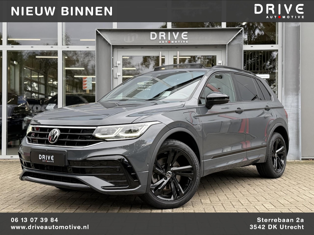 Volkswagen Tiguan - 1.4 TSI eHybrid R-Line Business+ Black Style|Pano|Leer|Memory|Matrix|HUD|360Cam|Ad.Cruise| - AutoWereld.nl