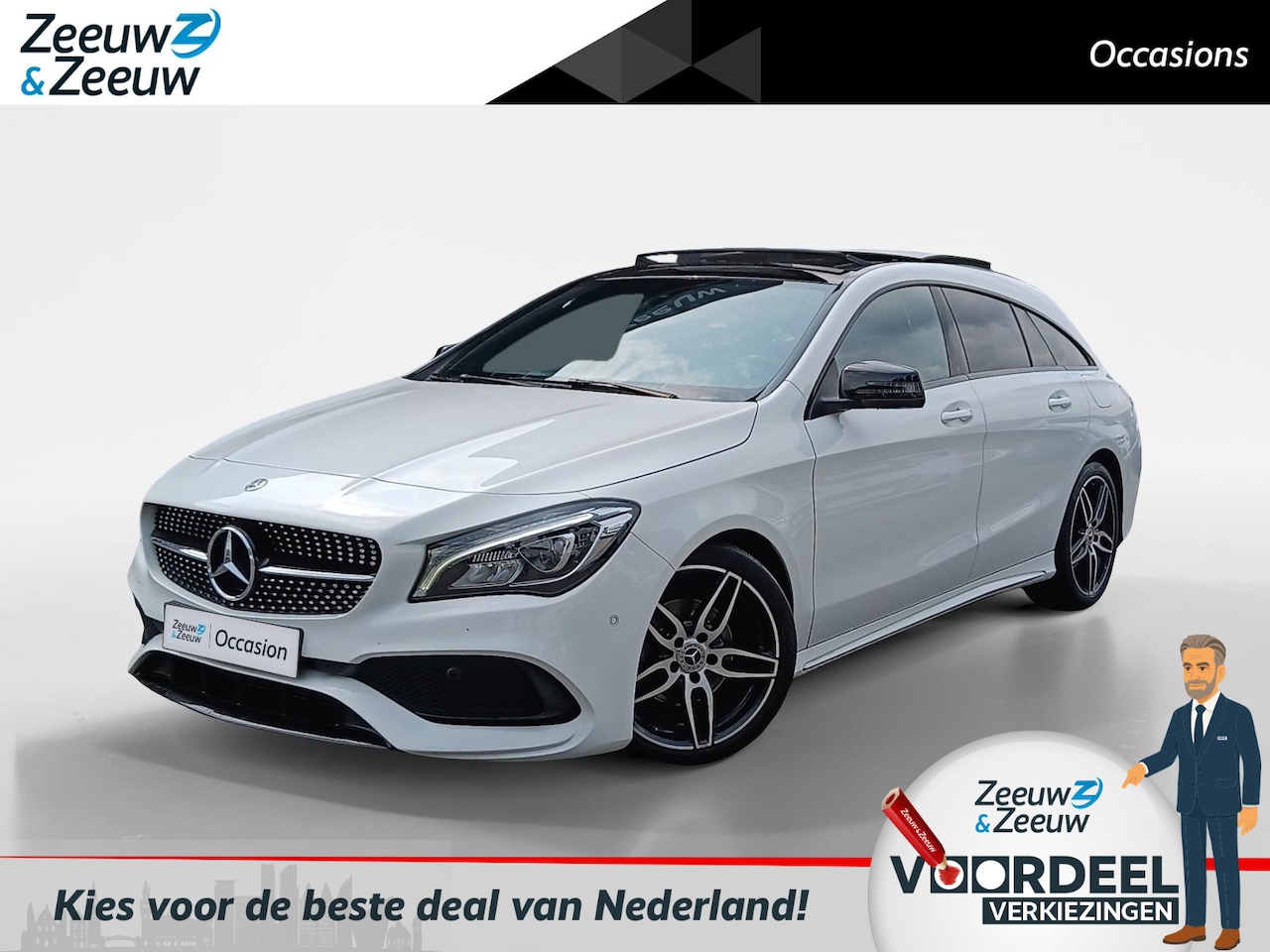 Mercedes-Benz CLA-klasse Shooting Brake - 180 AMG PACK | BLACK & NIGHT PACK | PANORAMADAK - AutoWereld.nl