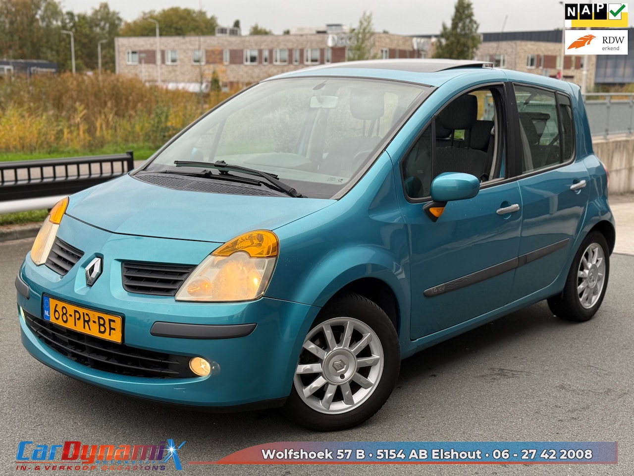 Renault Modus - 1.4-16V Privilège Luxe | Panodak | Parkeersensoren | LMV | Rijd Schakelt Goed - AutoWereld.nl