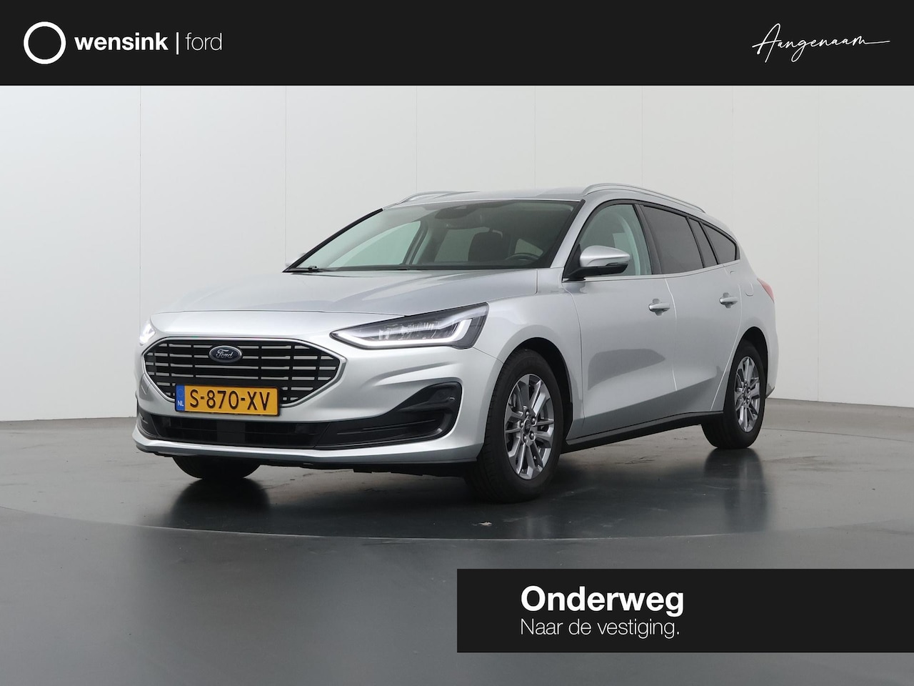 Ford Focus Wagon - 1.0 EcoBoost Hybrid Titanium | Navigatie | Climate Control | Cruise Control | Parkeersenso - AutoWereld.nl