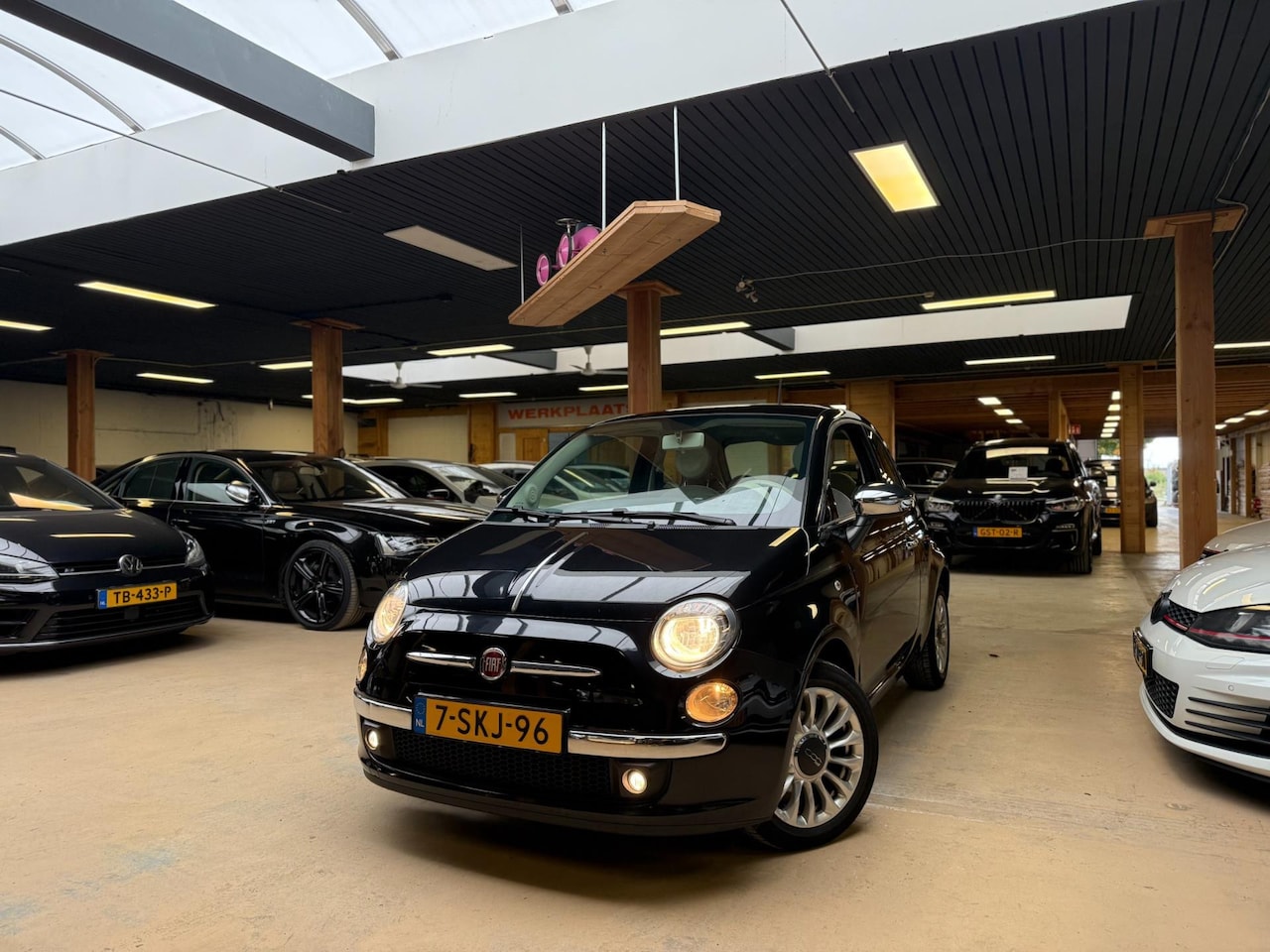 Fiat 500 - 0.9 TwinAir Lounge Dak Airco - AutoWereld.nl