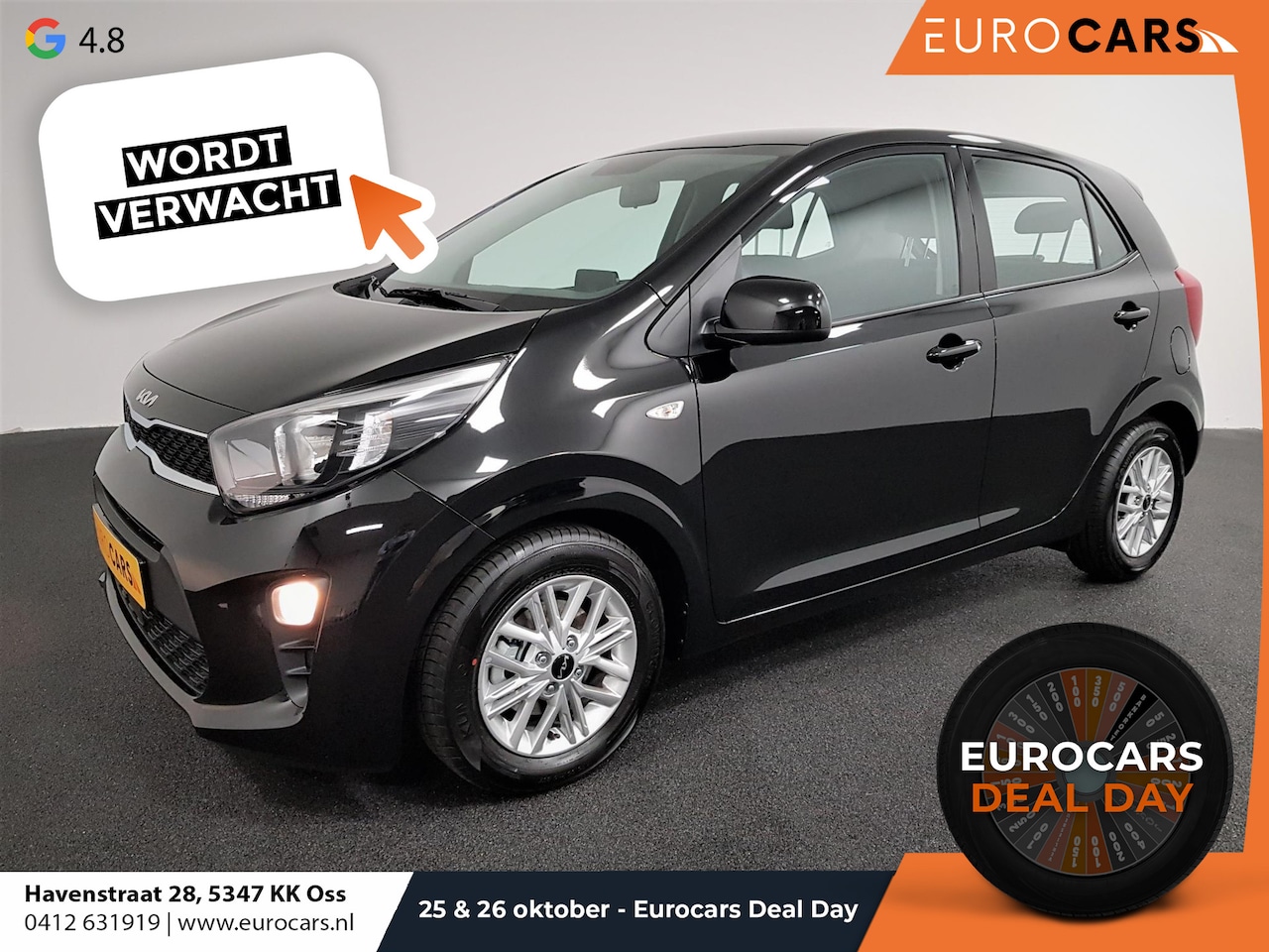 Kia Picanto - 1.0 DPi DynamicLine Automaat | Navigatie | Airco | Camera | DAB | Lichtmetalen velgen | Bl - AutoWereld.nl