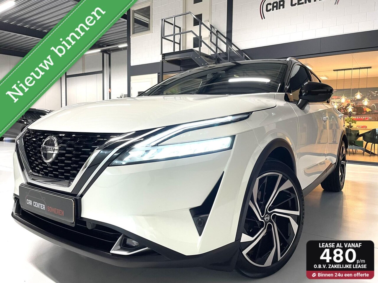 Nissan Qashqai - 1.3 MHEV Xtronic Tekna+/ 360 Cam/ Massage/ Bose/ Pano/ HuD/ 20''inch - AutoWereld.nl