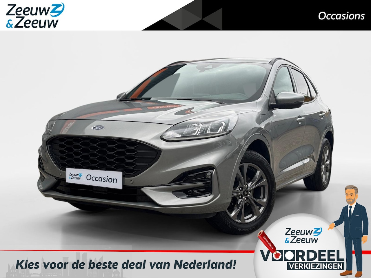 Ford Kuga - 2.5 PHEV ST-Line | Navigatie | Apple Carplay | Navigatie | Android Auto | Camera | - AutoWereld.nl