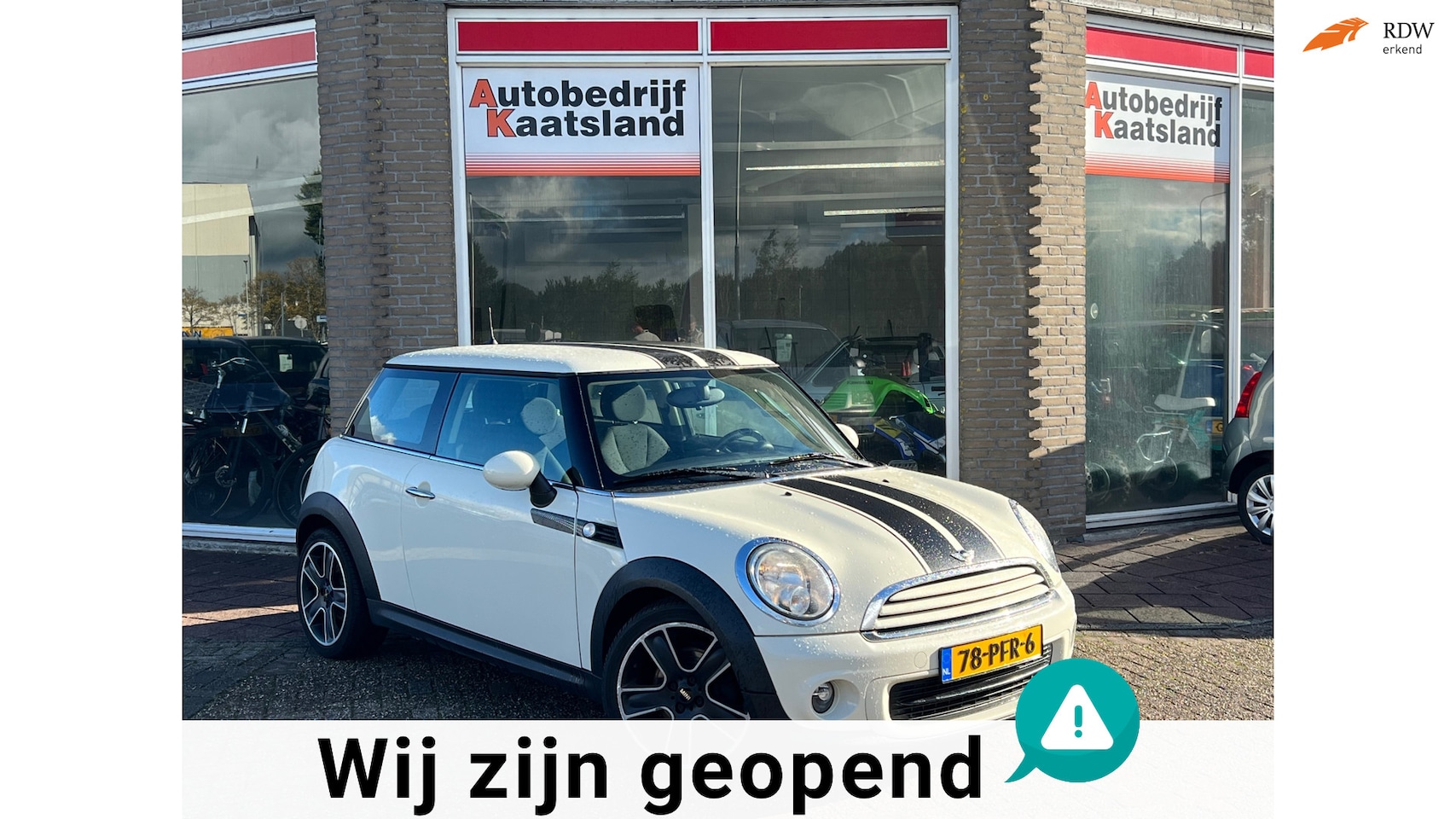 MINI One - Mini 1.6 MINIMALIST Business Line - Nieuwe APK - Airco - Cruise - 2011 - AutoWereld.nl