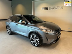 Nissan Qashqai - 1.3 MHEV TEKNA PLUS-uitv/CLIMA AIRCO/NAVIGATIE/PANORAMADAK/APPLE CARPLAY/HEAD UP/BOSE/MEMO
