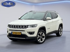 Jeep Compass - 1.4 MultiAir Limited, parelmoer wit, achteruitrijcamera, trekhaak, leder, vele opties, NL