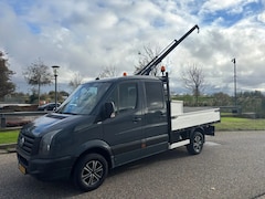 Volkswagen Crafter - 2.0TDI Dubbelcabine Pick UP Airco Cruise Control Trekhaak HIAB 013T + Standkachel MARGE