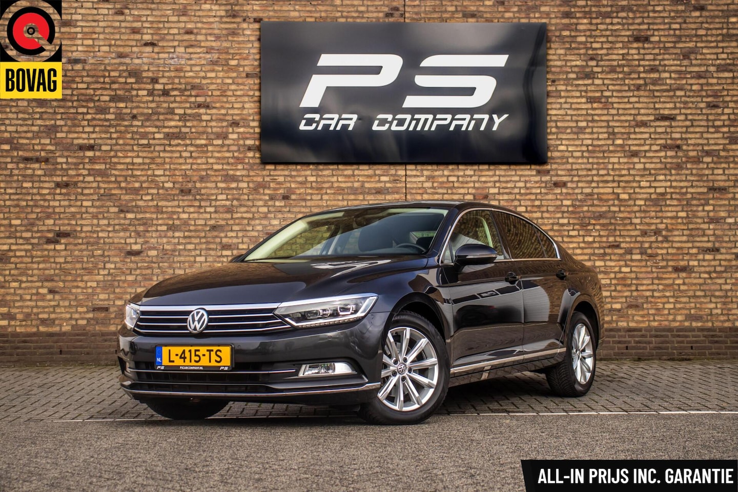 Volkswagen Passat - 2.0 TDI Highline 2.0 TDI Highline, Half Leder, Carplay, ACC - AutoWereld.nl