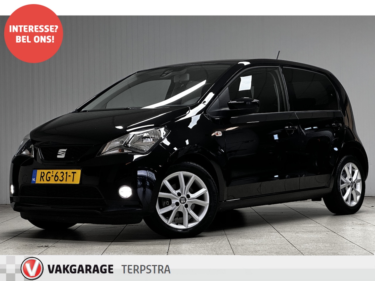 SEAT Mii - 1.0 Sport Intense/ Maps+More/ 5-DRS/ LED Dagrijverl./ 15''LMV/ Airco/ Cruise/ Bluetooth/ E - AutoWereld.nl
