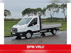 Ford Transit - 350 2.0 TDCI L3 Open Laadbak Airco Euro6 131 PK Oh-Historie 1e Eigenaar