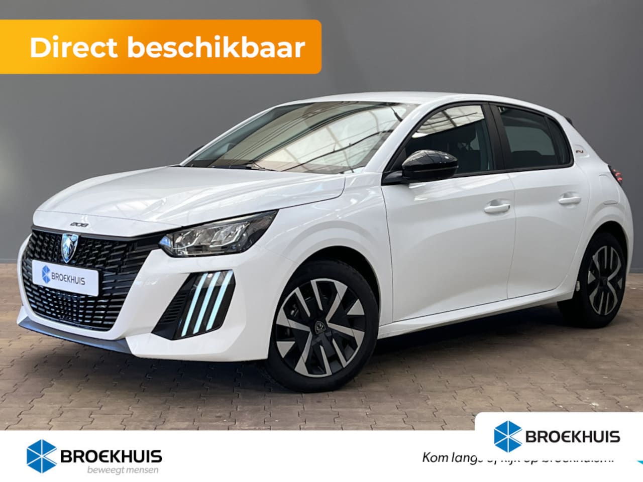 Peugeot 208 - Style | Dashboard en deurpanelen in kunststof met carboneffect | Ecoled koplampen | Elektr - AutoWereld.nl