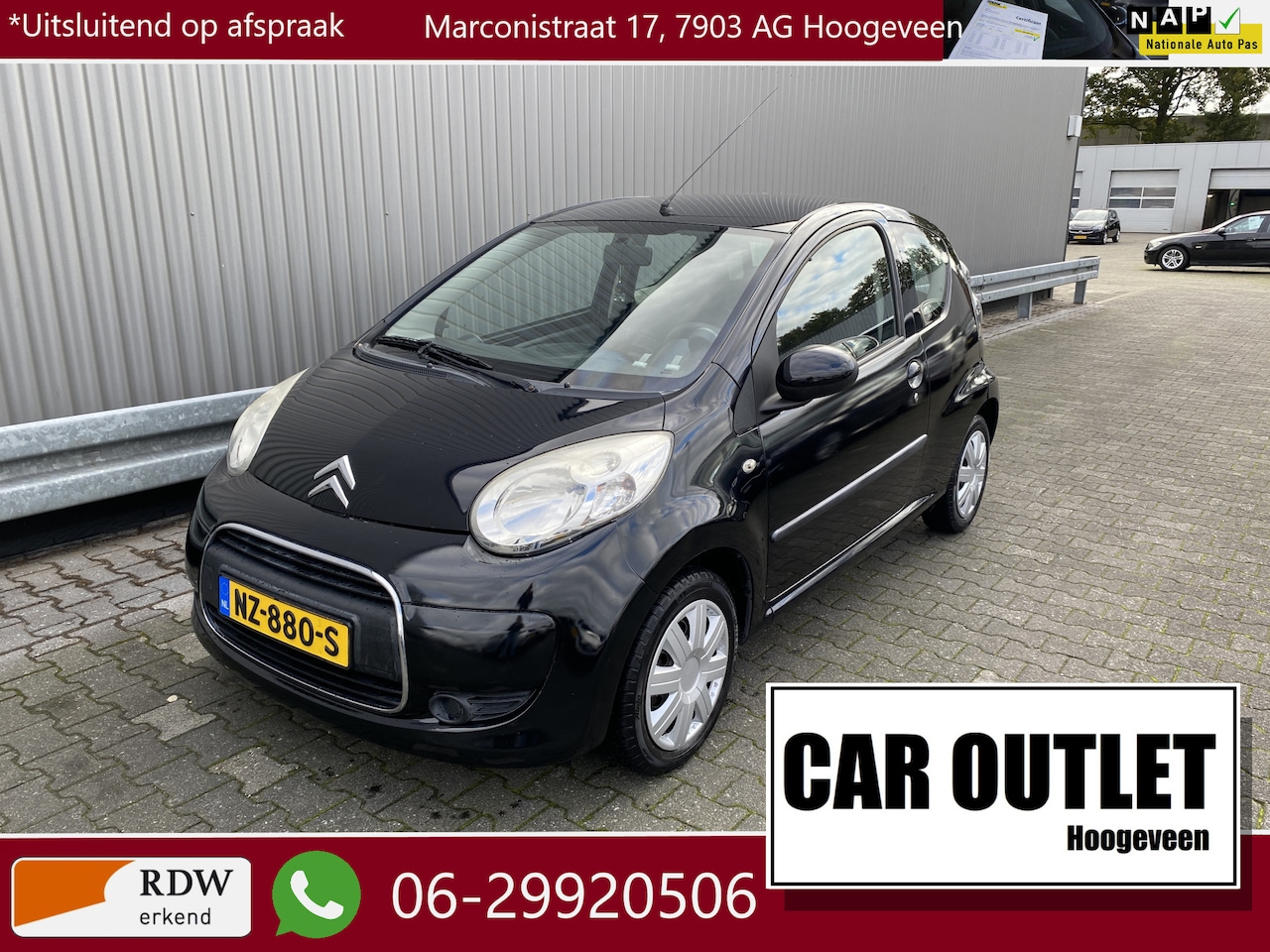 Citroën C1 - 1.0-12V Ambiance Elec.ramen, Centr.vergr, & Nieuwe APK – Inruil Mogelijk – - AutoWereld.nl
