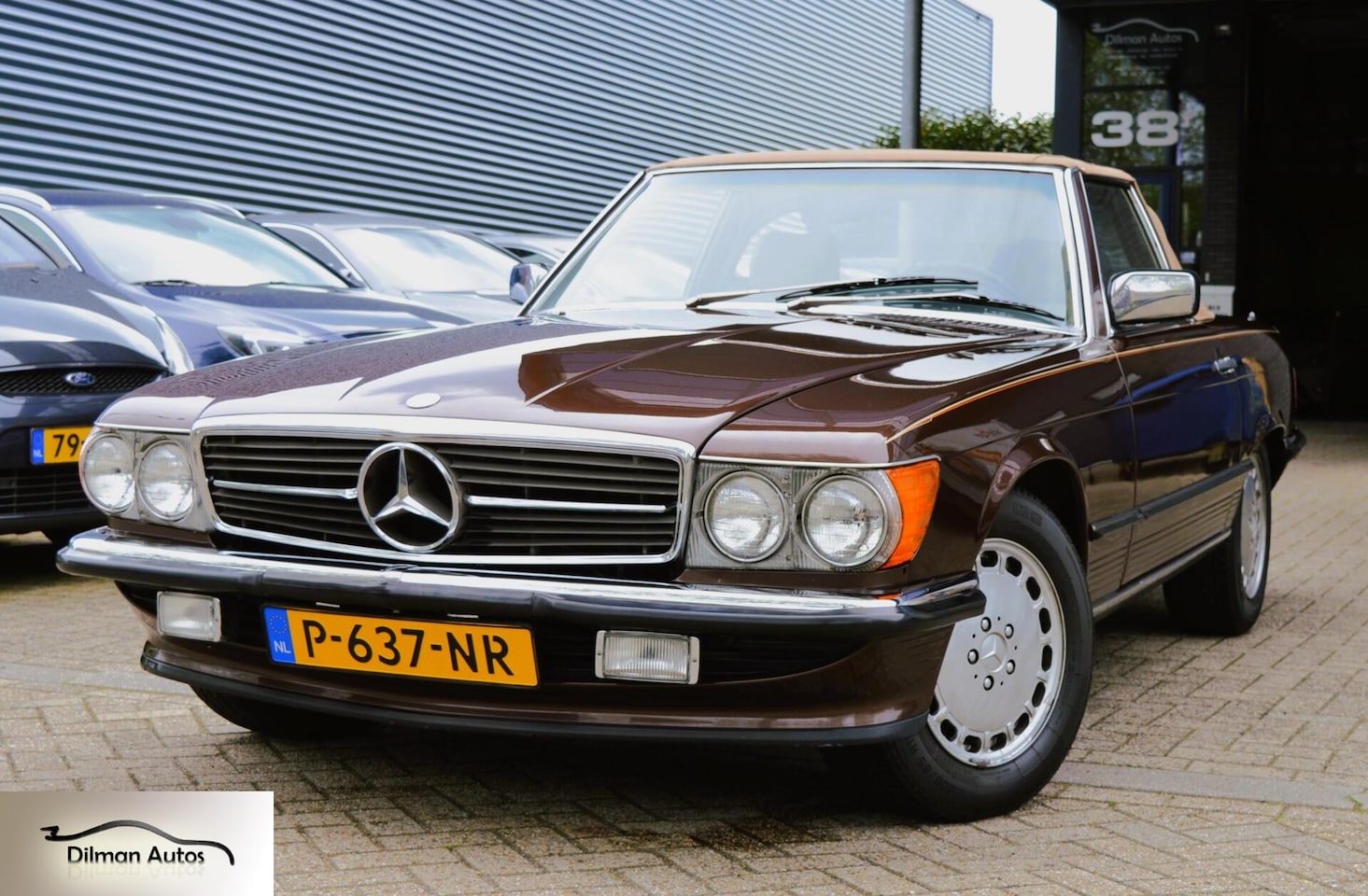 Mercedes-Benz SL-klasse Cabrio - 560 SL-1986-Cabrio-Hardtop-Airco-Automaat - AutoWereld.nl