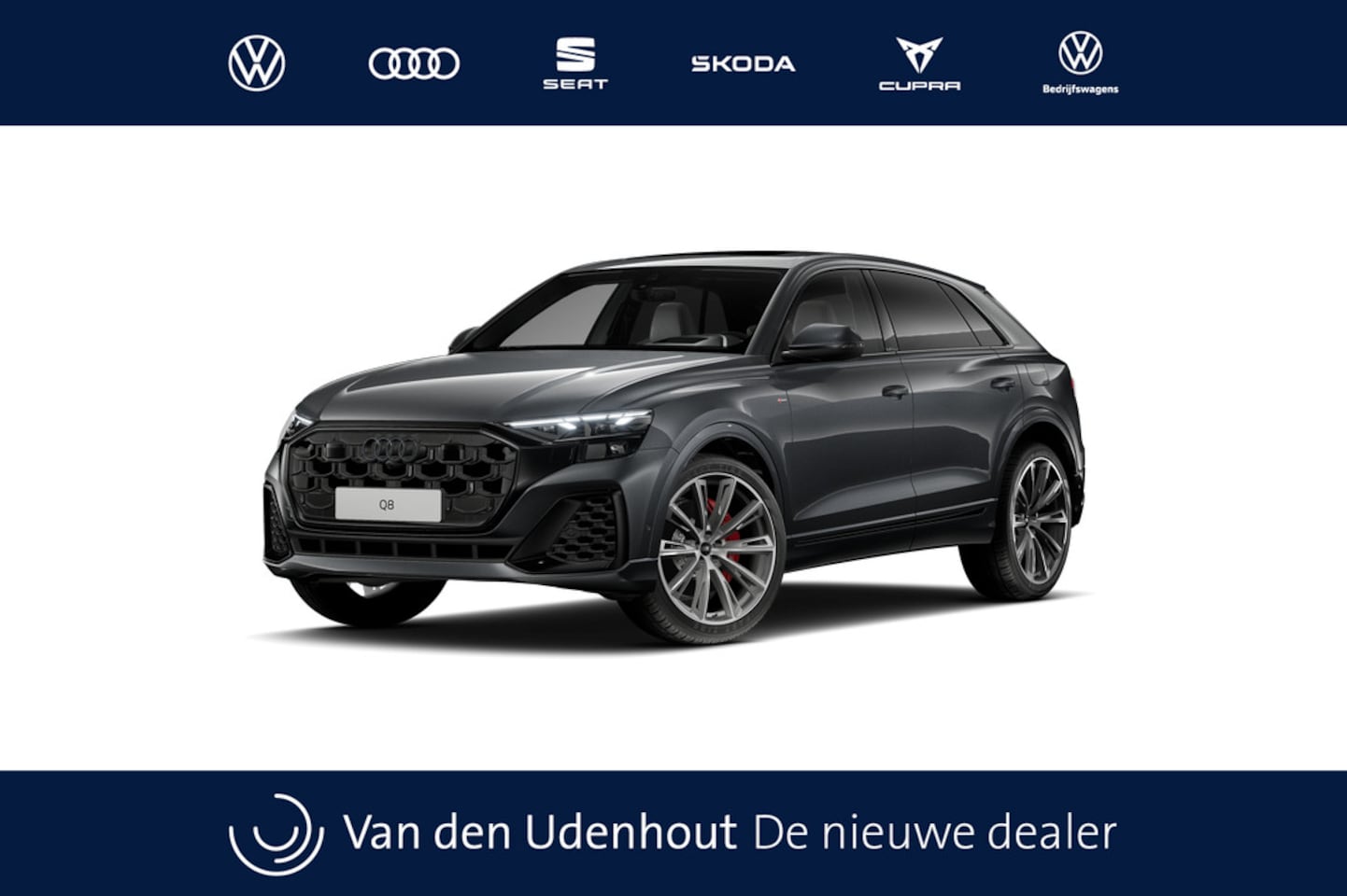 Audi Q8 - 55 TFSI e 394 Tiptronic Pro Line S Automaat | Vierwielbesturing | Glazen panoramadak | Opt - AutoWereld.nl