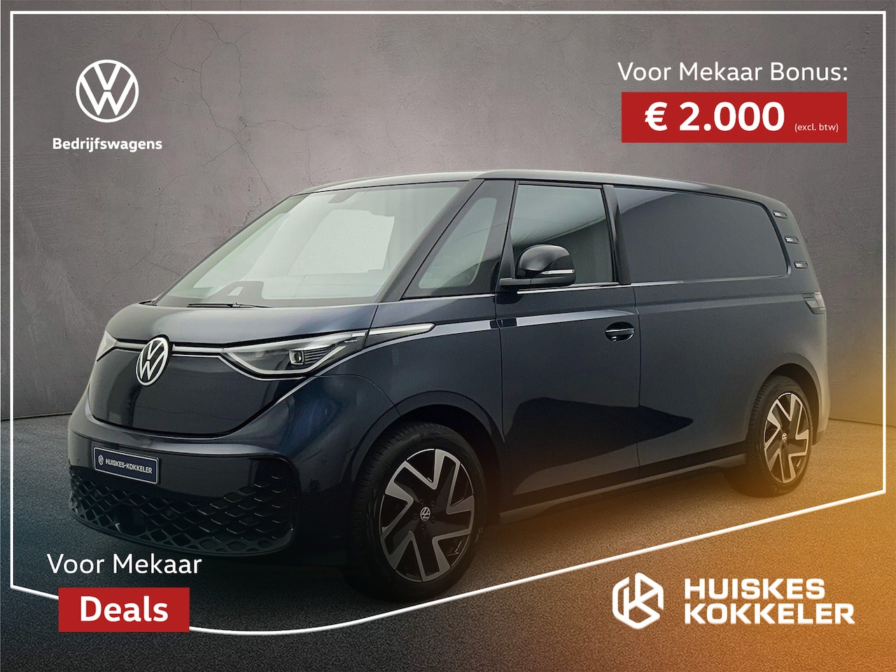 Volkswagen ID. Buzz Cargo - Anniversary Edition 286pk 79 kWh > netto prijs excl. BTW en kosten rijklaarmaken < | Clima - AutoWereld.nl